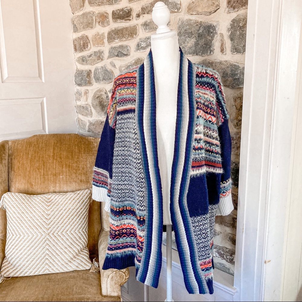 Anthropologie sleeping on snow kimono cardigan - Picture 3 of 16